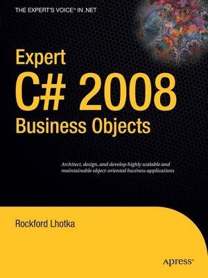 cover image of Expert C# 2008 Business Objects